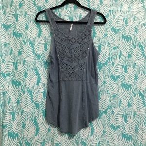 💚 Free People Lacey Tank Top Size Medium